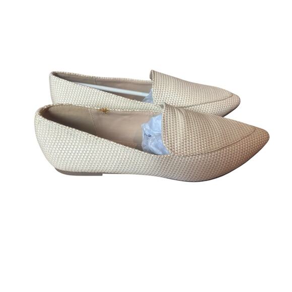 Just Fab Pointed Espadrille Flat Loafer Lightweight Slip On Size 9.5. New - Picture 2 of 5